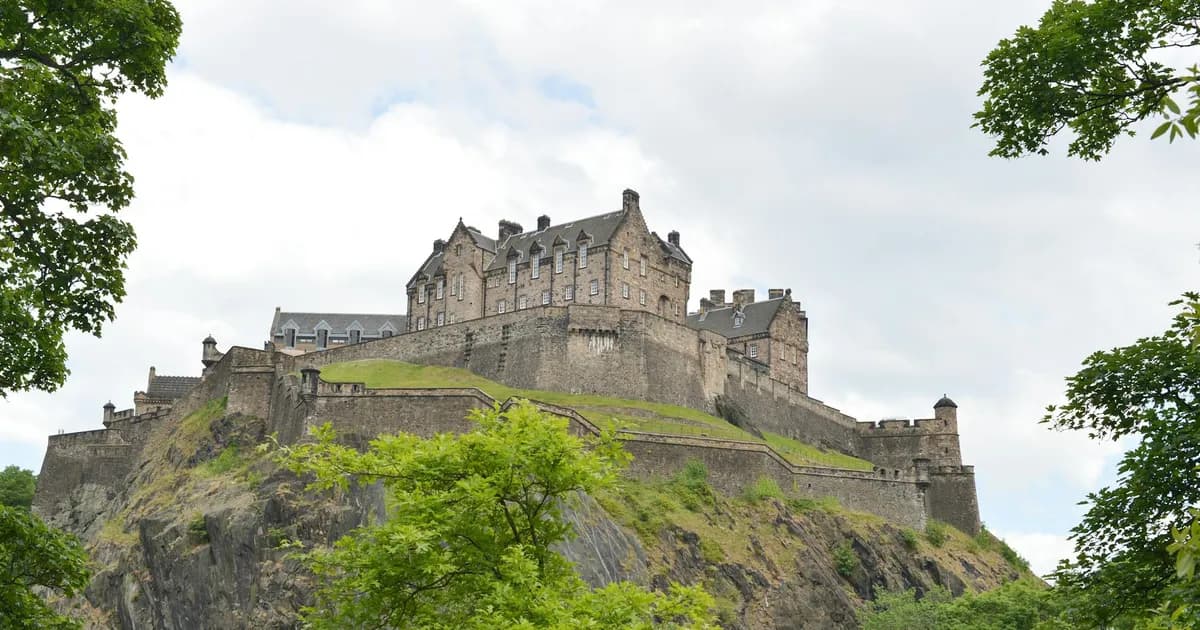 Edinburgh castle Scotland